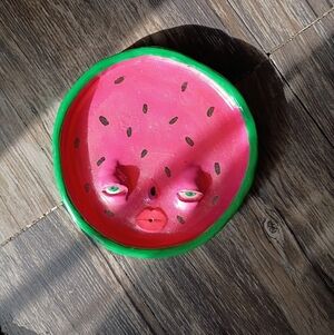 Watermelon Face Epoxy Resin Tray